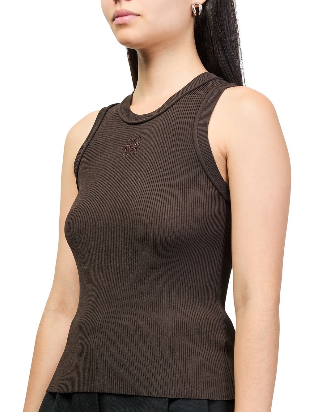 Loewe Anagram tank top in stretch viscose